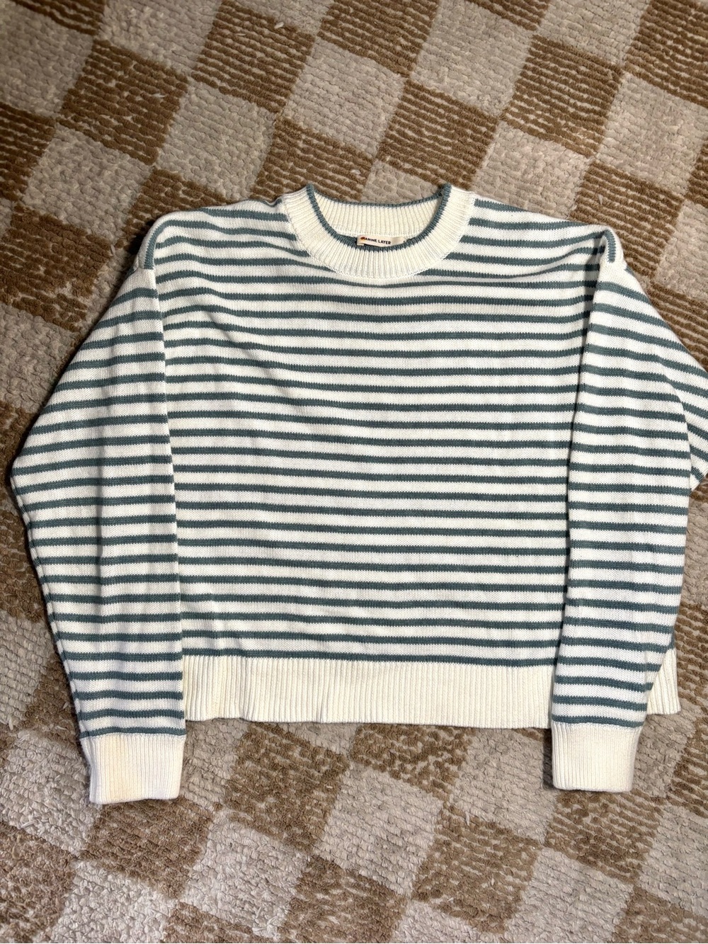 Marine Layer crewneck cropped sweater - Picture 2 of 8